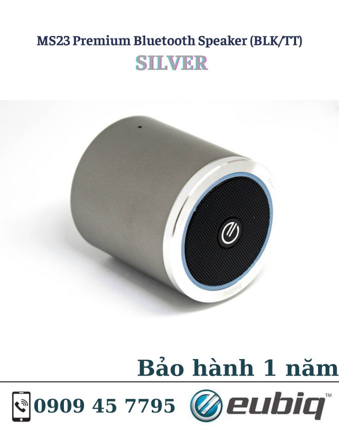 Loa Eubiq-Bluetooth-Speaker Màu Titanium